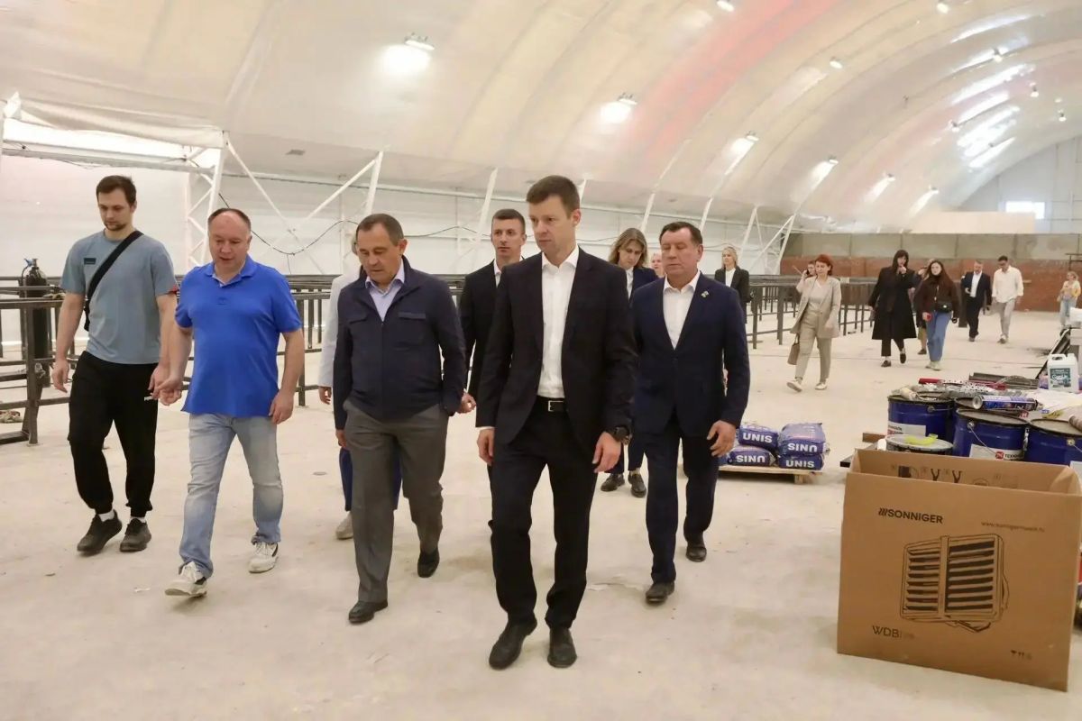 Новый ФОК в микрорайоне Гагарина готов на 75% Новый ФОК в микрорайоне Гагарина готов на 75%