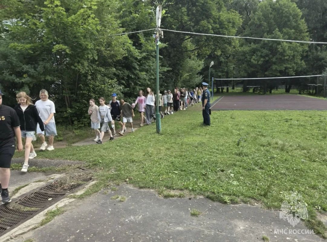 В ступинском лагере «Ока» прошел день безопасности В ступинском лагере «Ока» прошел день безопасности