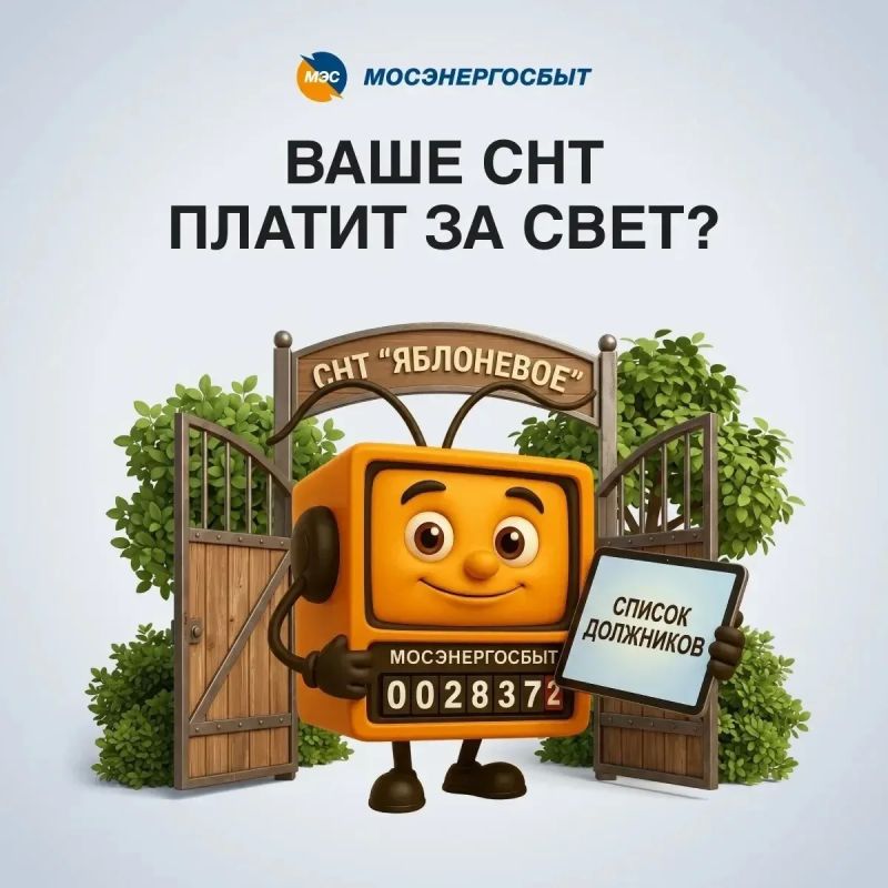 Как проверить задолженность СНТ за электроэнергию