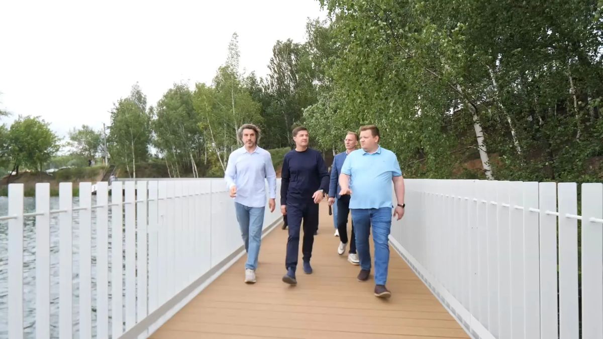 Почти наполовину завершено благоустройство Кореневского карьера в Люберцах Почти наполовину завершено благоустройство Кореневского карьера в Люберцах