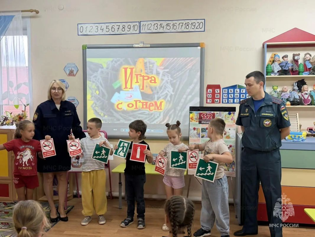 Специалисты МЧС России и ВДПО обучают юных жителей Орехово-Зуева правилам пожарной безопасности