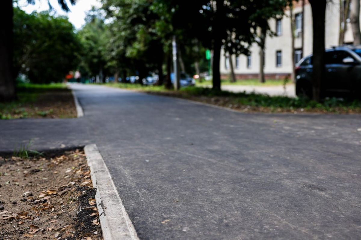 В Ленинском городском округе продолжается обновление пешеходной инфраструктуры В Ленинском городском округе продолжается обновление пешеходной инфраструктуры