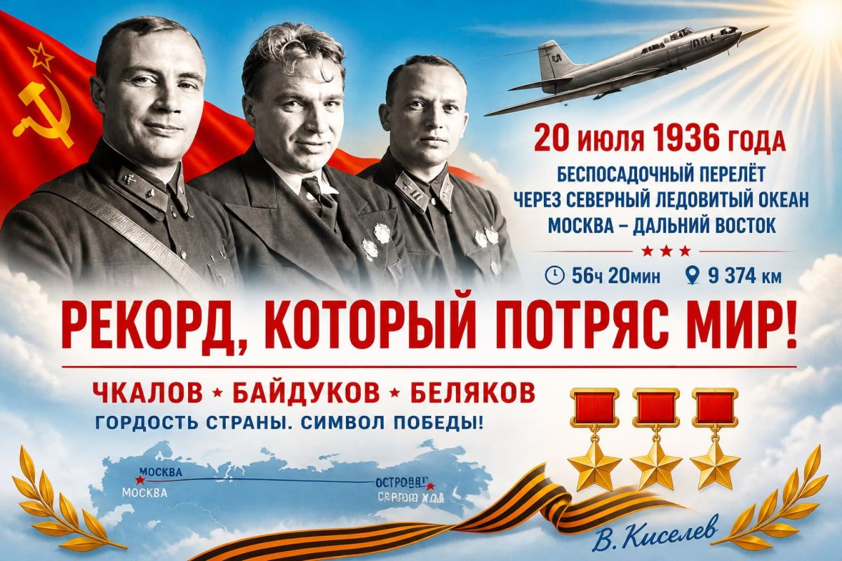 Виталий Киселев: 20 июля 1936 года. Рекорд, который потряс мир