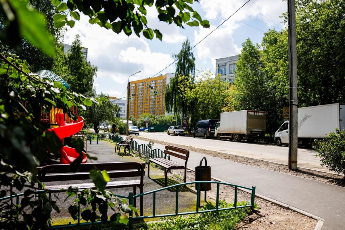 В Ленинском городском округе продолжается обновление пешеходной инфраструктуры В Ленинском городском округе продолжается обновление пешеходной инфраструктуры