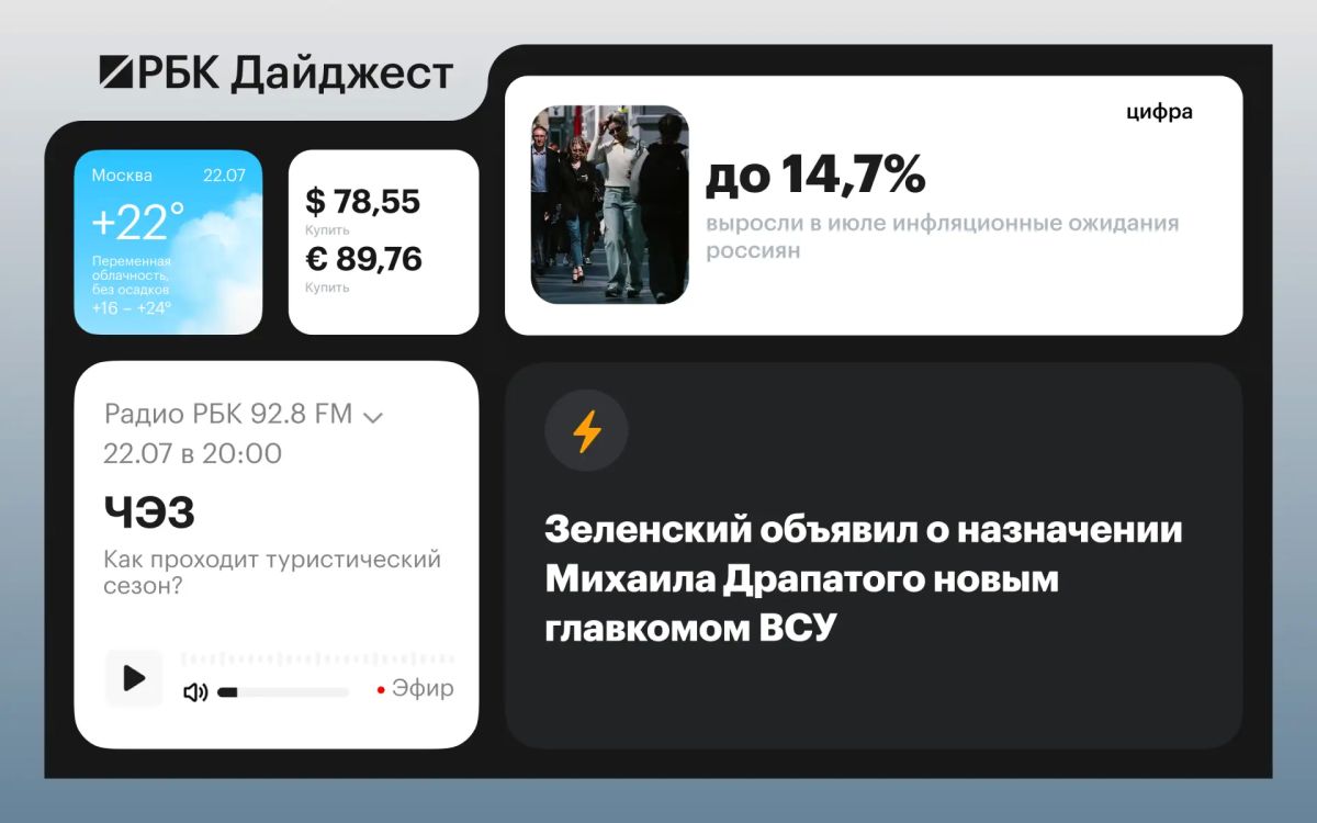Главные новости к вечеру 21 июля