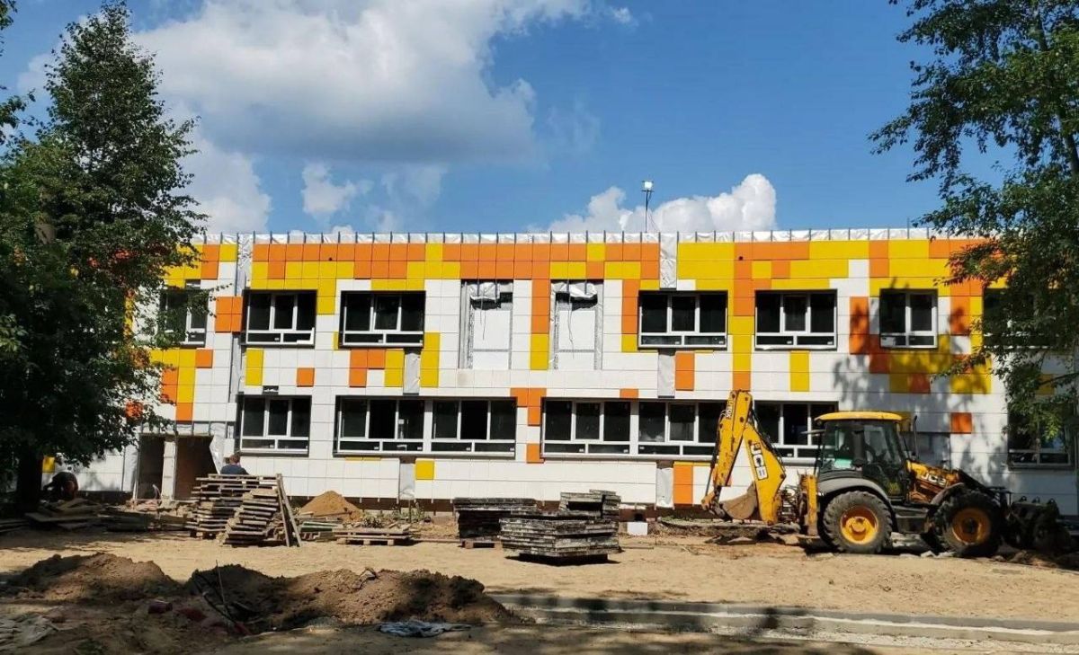 Капитальный ремонт детского сада в Подольске завершен на 70%, открытие запланировано на 2026 год