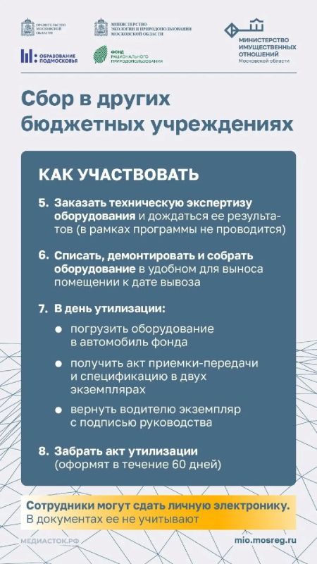 Совсем скоро Фонд рационального природопользования запускает осенний этап акции «Школа утилизации: электроника» Совсем скоро Фонд рационального природопользования запускает осенний этап акции «Школа утилизации: электроника»