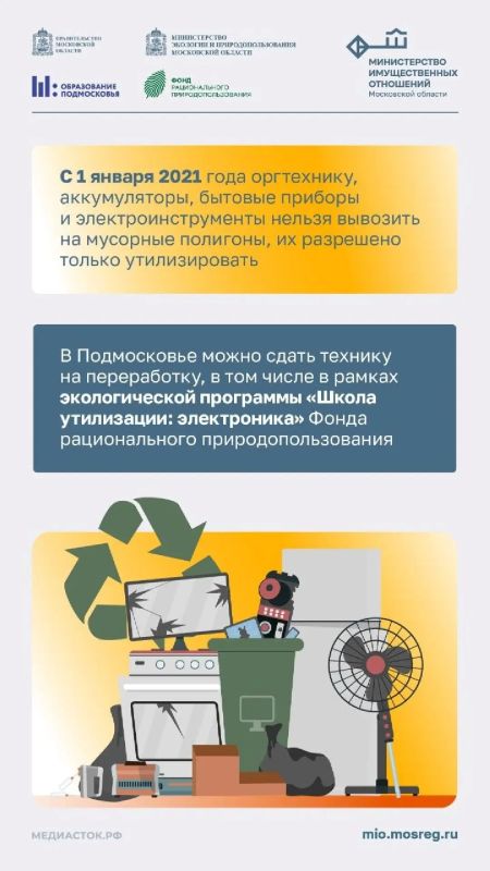 Совсем скоро Фонд рационального природопользования запускает осенний этап акции «Школа утилизации: электроника» Совсем скоро Фонд рационального природопользования запускает осенний этап акции «Школа утилизации: электроника»