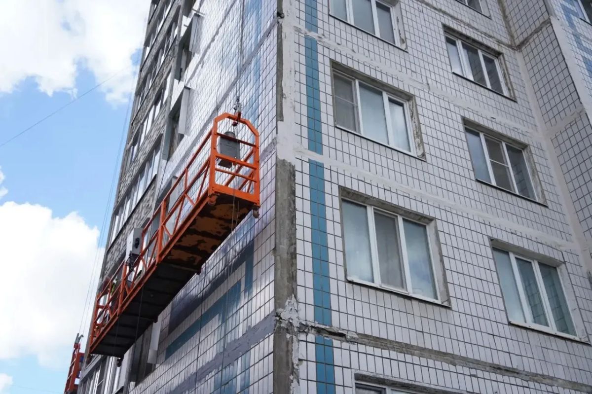Сегодня во время планового выезда осмотрели капитальный ремонт фасадов с устройством навесного вентилируемого фасада с утеплением на улице Чайковского Сегодня во время планового выезда осмотрели капитальный ремонт фасадов с устройством навесного вентилируемого фасада с утеплением на улице Чайковского