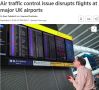 Проблема управления воздушным движением срывает полеты в крупных аэропортах Британии