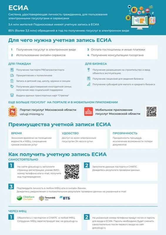Напоминаем о возможностях подтвержденной учетной записи ЕСИА