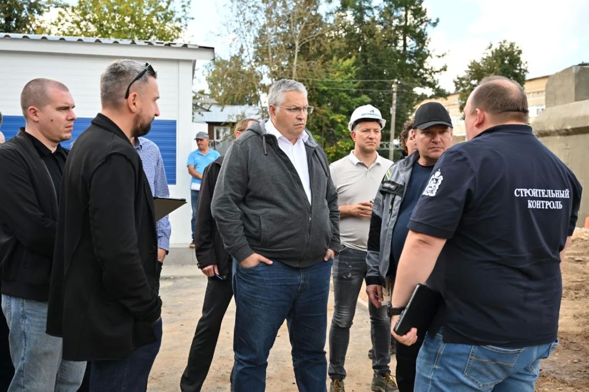 Кирилл Григорьев проверил ход работ на объектах водоснабжения и водоотведения в Пушкинском Кирилл Григорьев проверил ход работ на объектах водоснабжения и водоотведения в Пушкинском