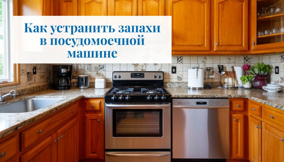 Как избавиться от неприятных запахов в посудомоечной машине