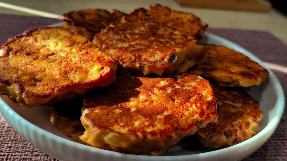 Неожиданное Вкусное Открытие: Цельнозерновые Оладьи с Начинкой